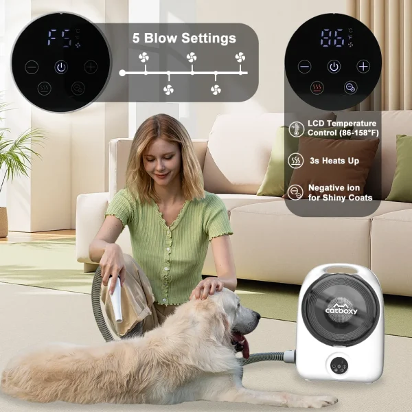 5 in 1 Pet Grooming Vacuum Kit