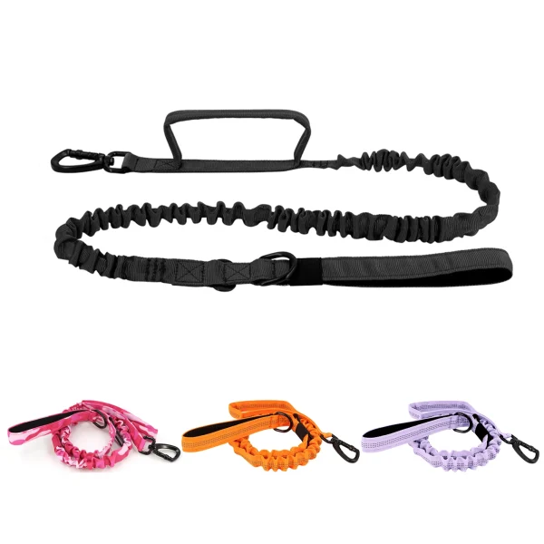Adjustable Bungee Dog Leash with Handles